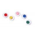 ROUND EYES ASSORTED COLORS 52 PCS 8MM 